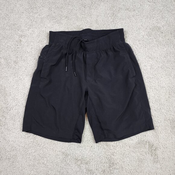 Lululemon Men's Pace Breaker Liner Shorts 9" Black Size Small S Tech Vent USA - Picture 1 of 7